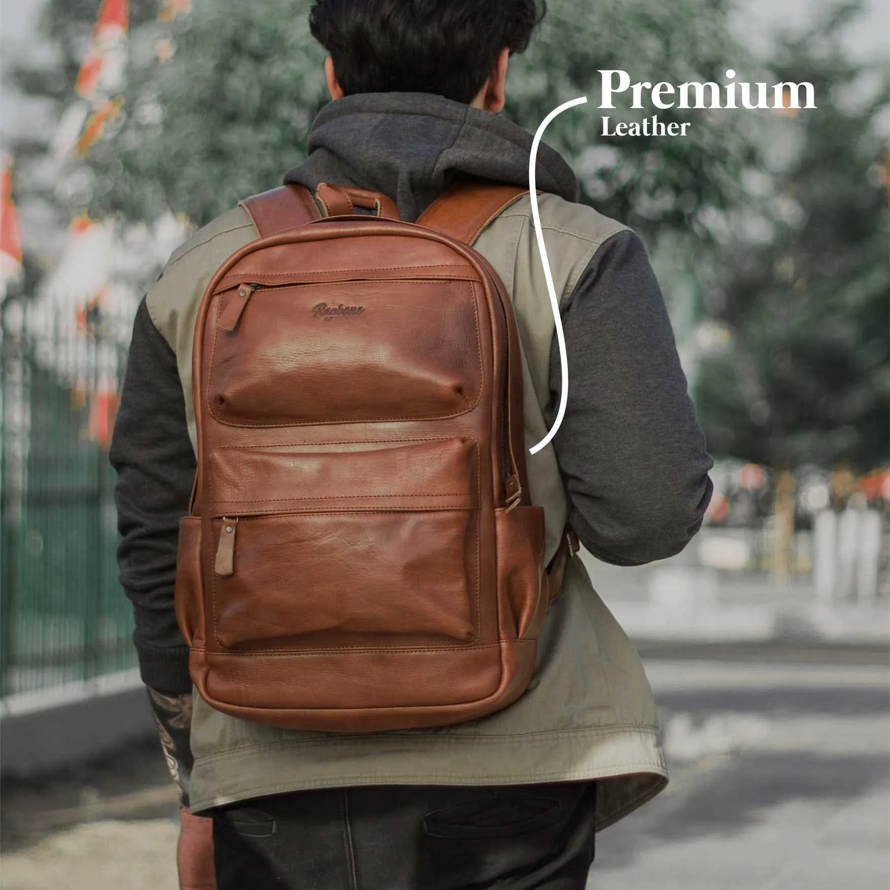 backpack kulit sapi pull up