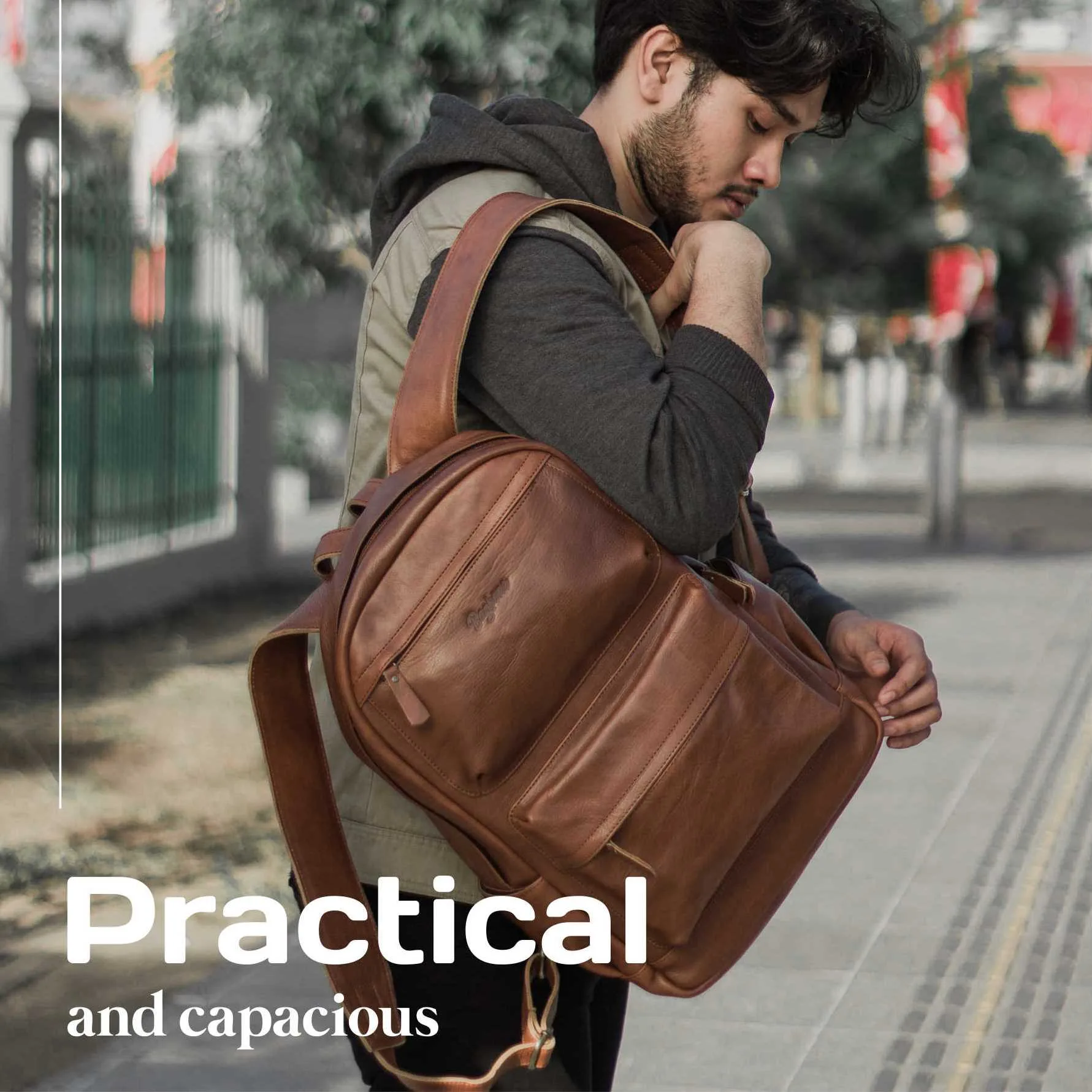 backpack pria kulit sapi asli