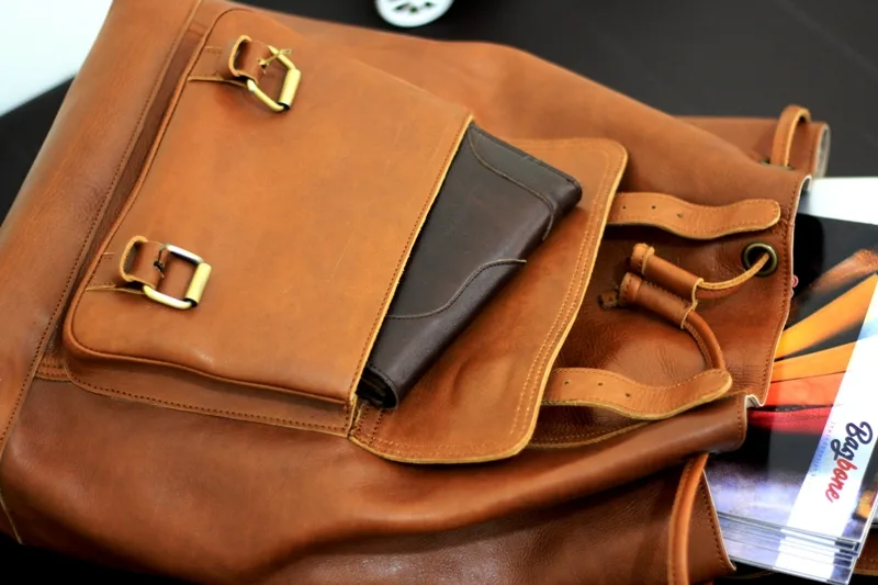 tas ransel kulit asli
