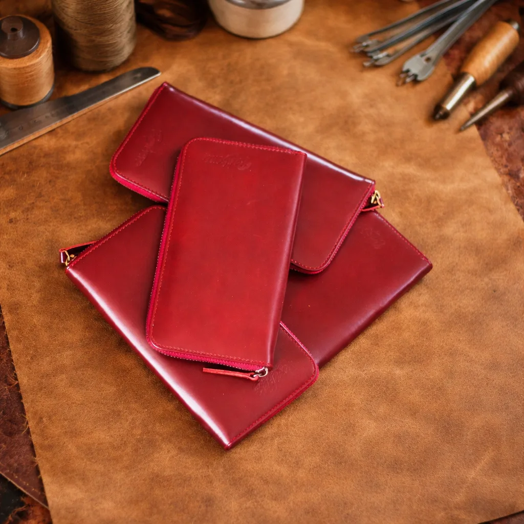 dompet wanita kulit pull up