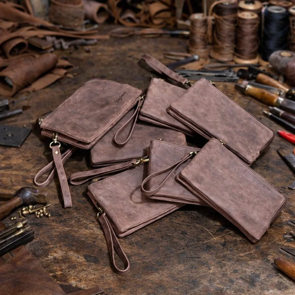 pouch kulit crazy horse