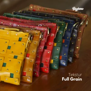 pouch kulit wanita handmade