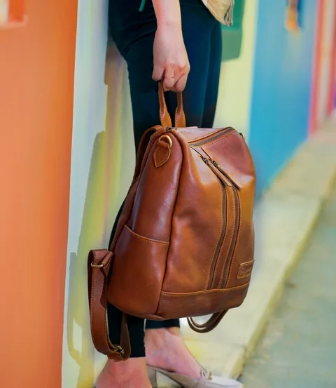 tas ransel kulit wanita